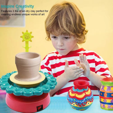DIY SUNFLOWER POTTERY MACHINE